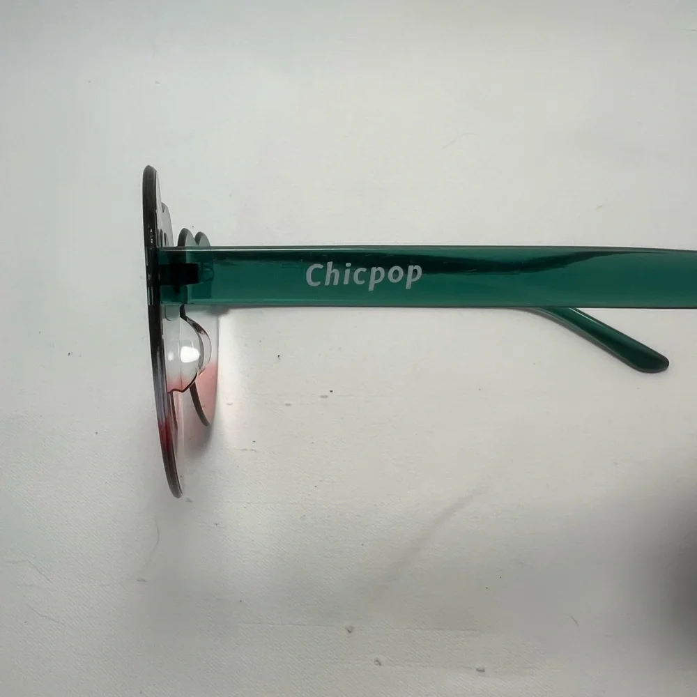 BOGO - Chicpop Heart-Shaped Gradient Glasses - 3 Pairs